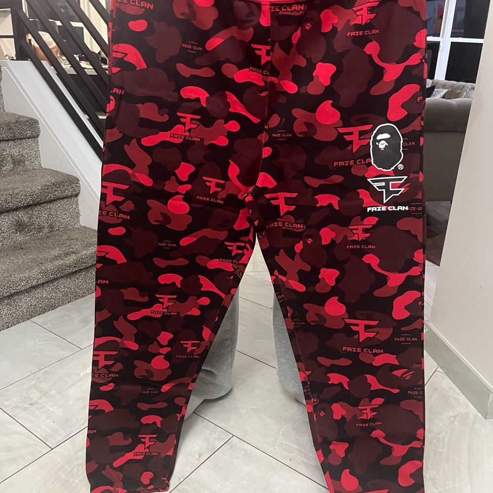 BAPE X FAZE CLAN PANTS